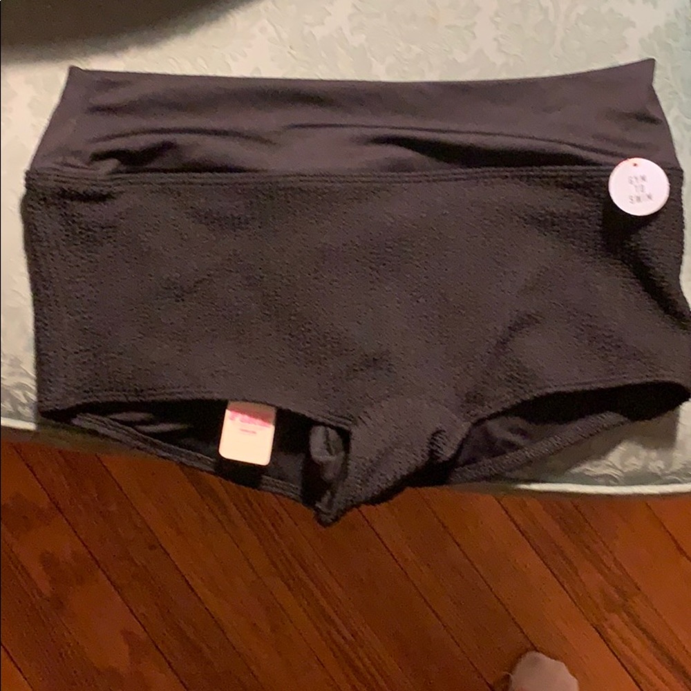 NWT Pink gym to swim bottoms
